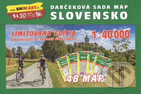 Darčeková sada máp 1:40 000 Slovensko - 