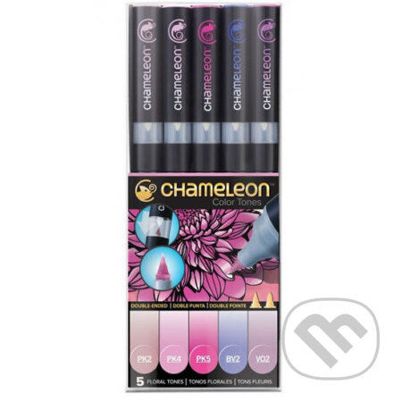 Set Chameleon tónovací fixy, 5ks - růžové tóny