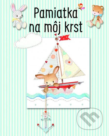 Pamiatka na môj krst (modrá)