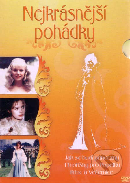 3 DVD Tři oříšky pro Popelku, Jak se budí princezny, Princ a Večernice - limitovaná edice - 