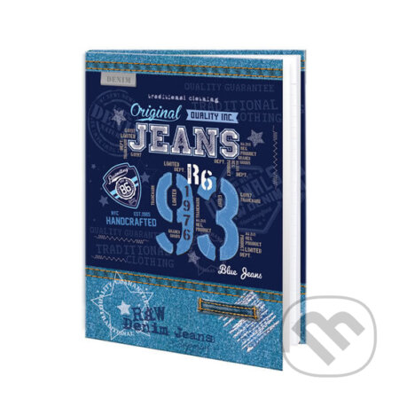 Záznamová kniha A5: Blue jeans