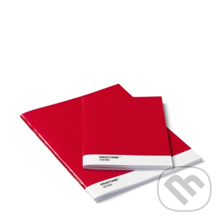 PANTONE Zápisník, 2 veľkosti, mäkká väzba - Red 2035 - PANTONE