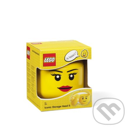LEGO úložná hlava (veľkosť S) - dievča - 
