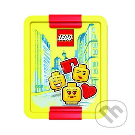 LEGO ICONIC Girl box na desiatu - žltá/červená - 