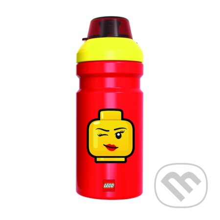 LEGO ICONIC Girl fľaša na pitie - žltá/červená - 