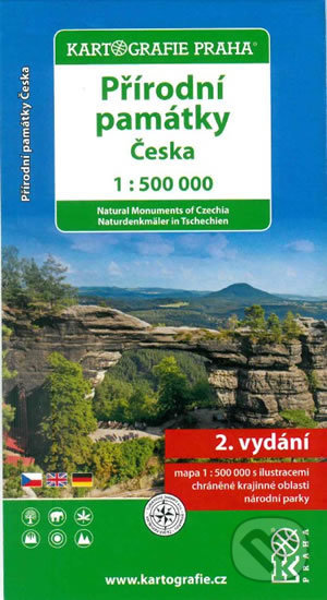 Přírodní památky České republiky/1:500 tis.(tematická mapa)