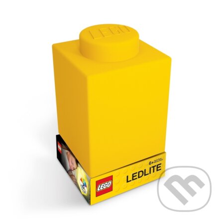 LEGO Classic Silikonová kostka noční světlo - žlutá - 