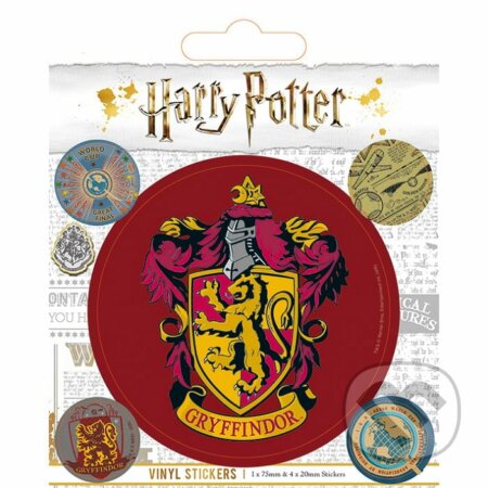 Vinylové samolepky Harry Potter - Nebelvír - 