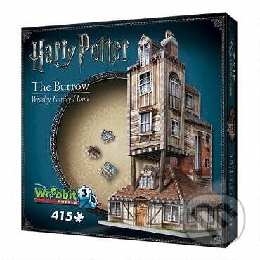 Harry Potter 3D Puzzle: Rodinný dům Weasleyových - Doupě - 