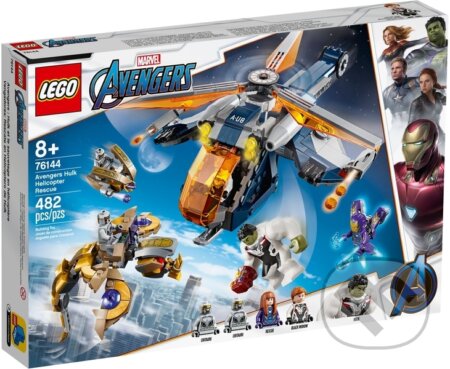 LEGO Super Heroes 76144 Avengers: Hulk a výsadok helikoptérou - 