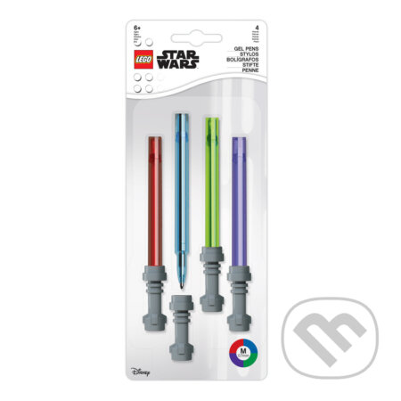 LEGO Star Wars Set Gelových per, světelný meč - 4 ks
