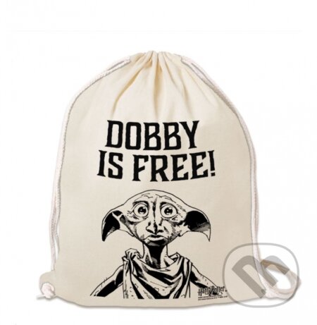 Bavlnený gym bag - vak Harry Potter: Dobby Is Free! - 