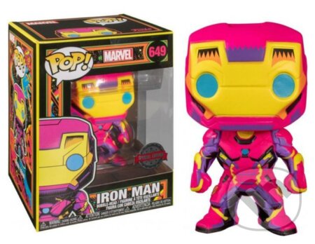 Funko POP Marvel: Black Light - Iron Man - 