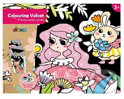 Sametové omalovánky MAXI - Princezny