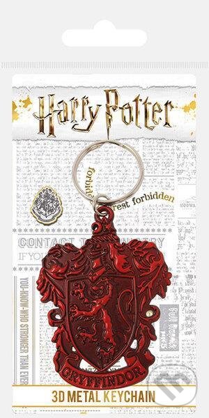 Klíčenka kovová Harry Potter - Nebelvír