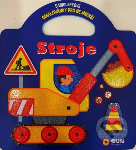 Stroje - Samolepkové omalovánky