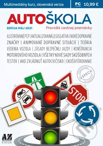 Autoškola 2021 - Pravidlá cestnej premávky CD-ROM