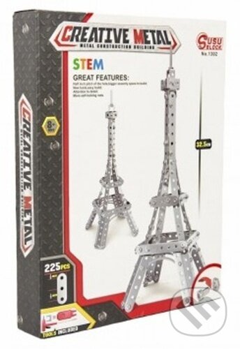 Stavebnice kovová - Eiffelova věž - 
