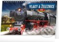 Stolní kalendář Vlaky a železnice 2022 - 