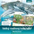 Velký rodinný kalendář 2022: Mořský život - Monika Kopřivová