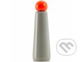 Skittle Bottle Jumbo 750ml Light Grey &amp; Coral - 