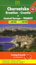 Chorvátsko, Central Europe - tranzit 1:600 000   1:1 500 000 - 