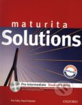 Maturita Solutions - Pre-Intermediate - Student&#039;s Book + CD - Tim Falla, Paul Davies