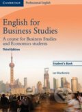 English for Business Studies - Student&#039;s Book - Ian Mackenzie