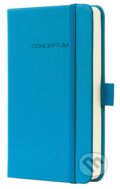 Zápisník CONCEPTUM® design – stredná modrá (A6, linajkový) - 