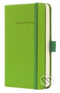Zápisník CONCEPTUM® design – zelená (A6, linajkový) - 