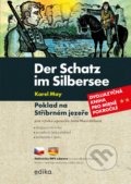 Der Schatz im Silbersee / Poklad na Stříbrném jezeře - Jana Navrátilová, Jan Šenkyřík (ilustrátor)