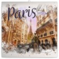Poznámkový nástěnný kalendář Paris 2023 - 