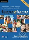 Face2Face: Pre-intermediate - Testmaker CD-ROM and Audio CD - Anthea Bazin, Sarah Ackroyd, Chris Redston, Gillie Cunningham