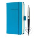 Zápisník CONCEPTUM® design – stredná modrá + pero značky Inoxcrom - 