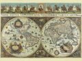 Historická mapa sveta z roku 1665 - 