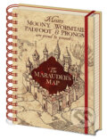 Poznámkový A5 blok Harry Potter: The Marauders Map - 