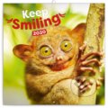 Poznámkový kalendář / kalendár Keep smiling 2020 - 