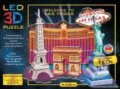 LED 3D Puzzle Vítejte v Las Vegas - 