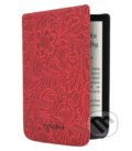 Puzdro  PocketBook HPUC-632-R-F Red Flowers - 