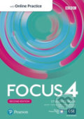 Focus 4 Student´s Book with Standard Pearson Practice English App (2nd) - Sue Kay