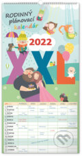 Nástenný Rodinný plánovací kalendár XXL 2022 - 