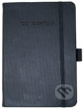 Notebook CONCEPTUM hardcover čierny A5 štvorček - 