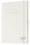 Notebook CONCEPTUM softcover biely 18,7 x 27 cm štvorček - 