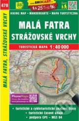 Malá Fatra, Strážovské vrchy 1:40 000 - 