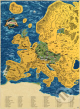 Stieracia mapa Európy Deluxe - 