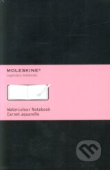 Moleskine - stredný akvarelový skicár (čierny) - 