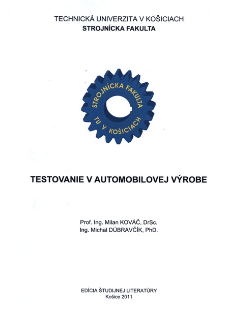 Kniha Testovanie v automobilovej výrobe