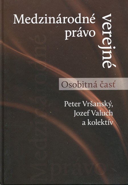 Kniha Medzinárodné právo verejné - Osobitná časť