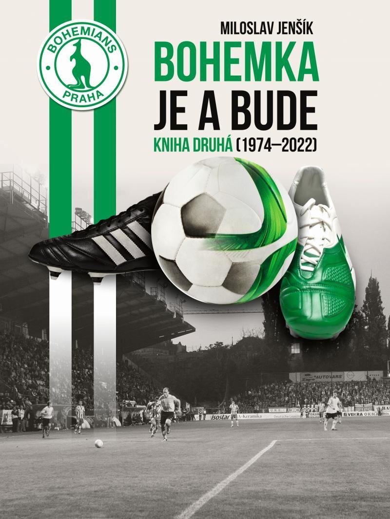 Bohemka je a bude - Kniha druhá (1974-2022) - Miloslav Jenšík.
V <a href="/?uItem=657069">první knize</a> této klubové kroniky – vydané roku 2019 a oceněné Mezinárodní cenou Egona Ervína Kische – autor provedl historií zelenobílého klubu od jeho založení v roce 1905 až do roku 1973, kdy se Klokani po tříletém druholigovém exilu vrátili do nejvyšší domácí soutěže a vykročili tak do zatím nejslavnější éry klubu, která vyvrcholila v sezoně 1982/83 dobytím mistrovského titulu a skvělou reprezentací našeho fotbalu v tehdejším Poháru UEFA.
O těchto nezapomenutelných úspěších vypráví druhá kniha.
Text knihy je doplněn více než 900 fotografiemi, obsahuje všechny soutěžní výsledky Bohemians včetně tabulek a rozsáhlou statistickou přílohu.