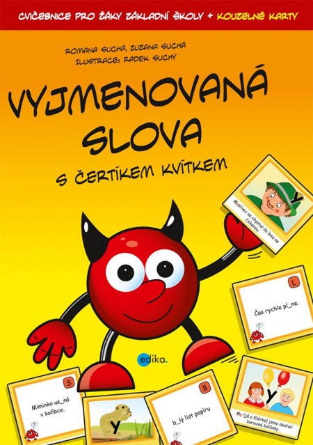 Kniha Vyjmenovaná slova s čertíkem Kvítkem